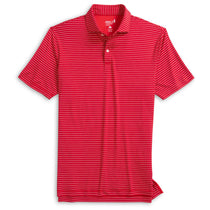 Johnnie-O Men's Red 1 Beau Stripe Performance Jersey Polo