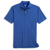 Johnnie-O Men's Royal 2 Beau Stripe Performance Jersey Polo