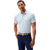Johnnie-O Men's Carbon Fiber Watercolors Performance Jersey Polo