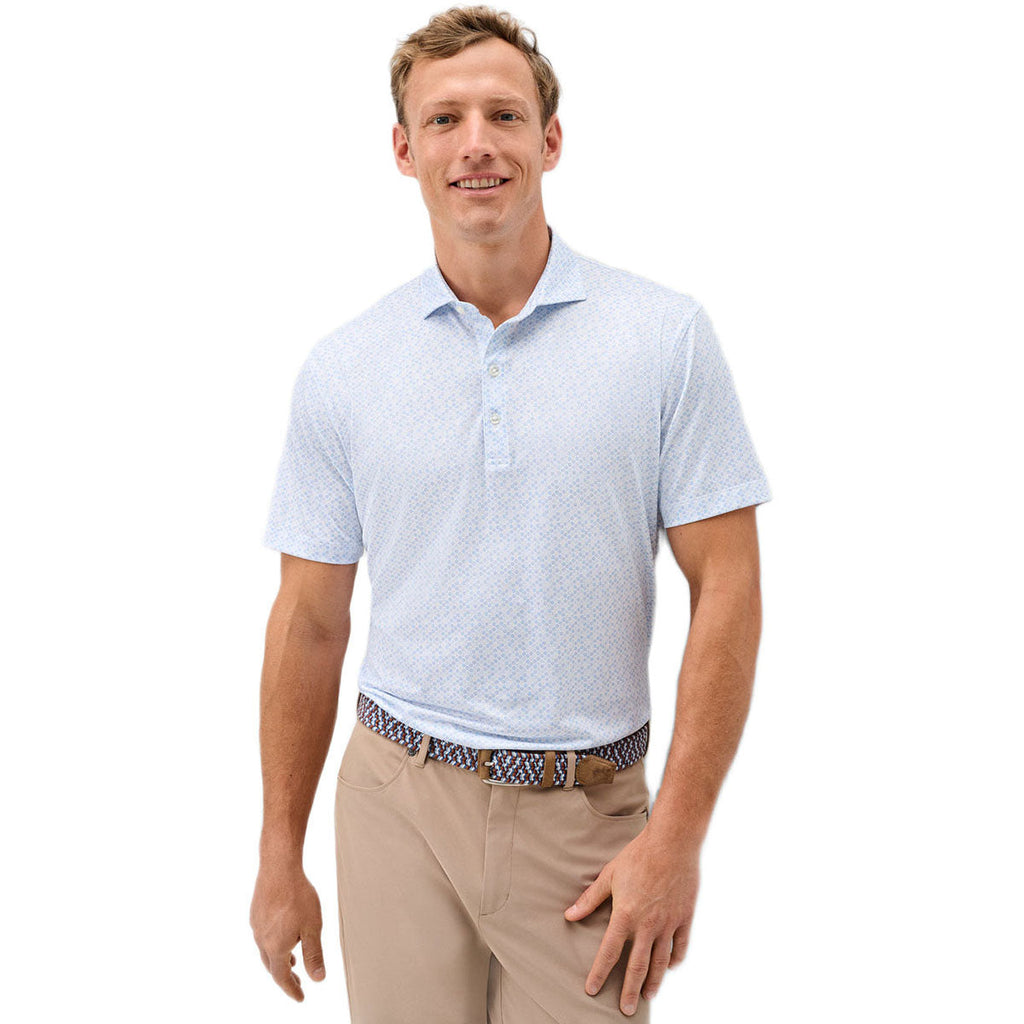 Johnnie-O Men's Maliblu Pip Floral Performance Jersey Polo
