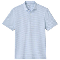 Johnnie-O Men's Carbon Kona Cruz Stripe Performance Mesh Polo