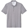 Johnnie-O Men's Black Petals Performance Featherweight Polo