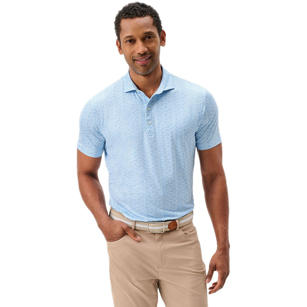 Johnnie-O Men's Sailor Petals Performance Featherweight Polo