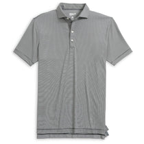 Johnnie-O Men's Black Seal Lyndonn Striped Jersey Performance Polo