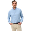 Johnnie-O Men's Laguna Blue Travis Solid Everyday Performance Button Down Shirt