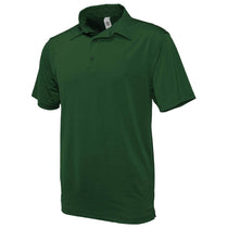 BAW Men's Dark Green Horizon Spandex Polo