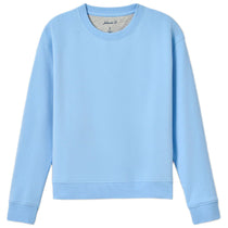 Johnnie-O Women's Gulf Blue Penny Crewneck Sweatshirt