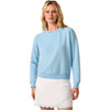 Johnnie-O Women's Gulf Blue Penny Crewneck Sweatshirt
