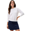 Johnnie-O Women's White Penny Crewneck Sweatshirt