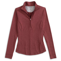 Johnnie-O Women's Maroon 1 Susie Performance 1/4-Zip