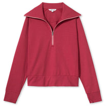 Johnnie-O Women's Earth Red Eliza Performance Half Zip Pullover