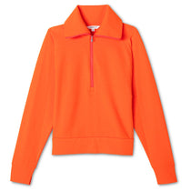 Johnnie-O Women's Orange 3 Eliza Performance Half Zip Pullover