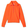 Johnnie-O Women's Orange 3 Eliza Performance Half Zip Pullover