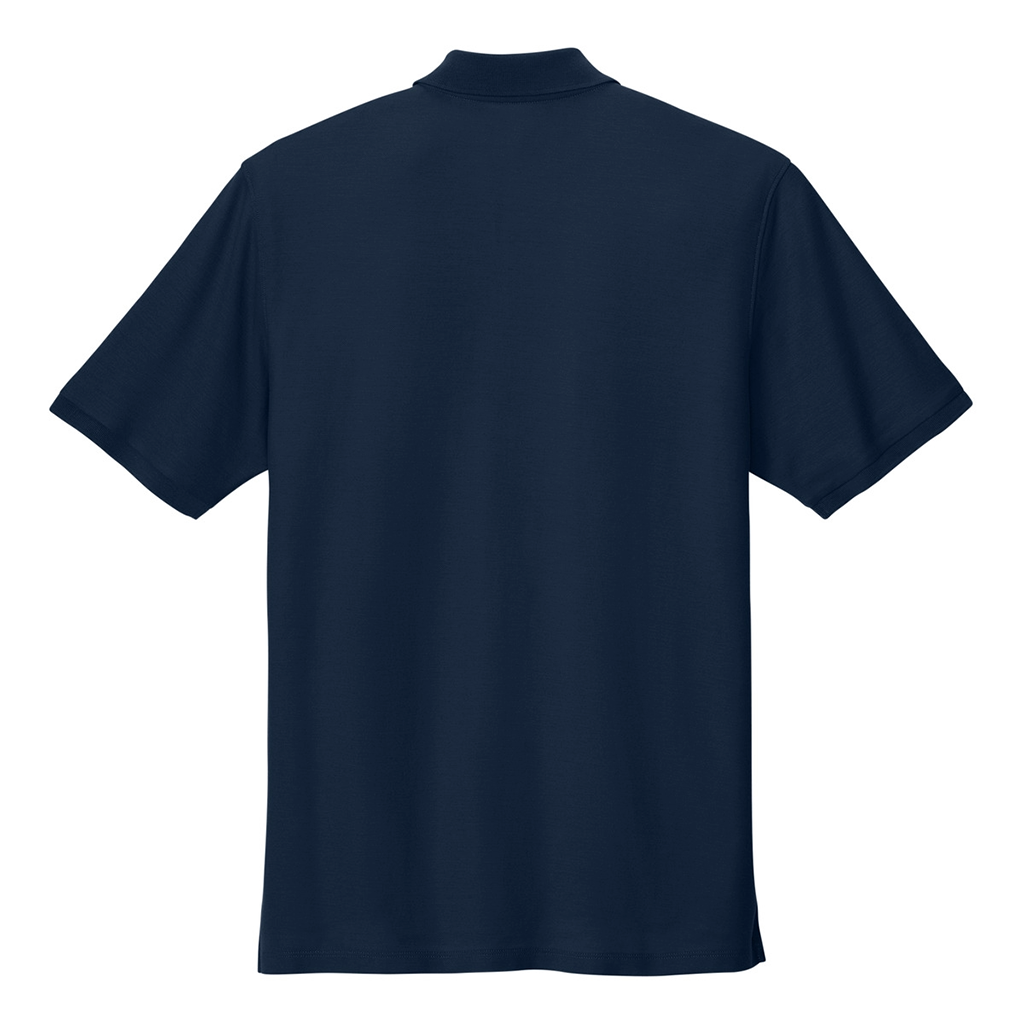 Port Authority River Blue Navy Wearever Signature Pique Polo