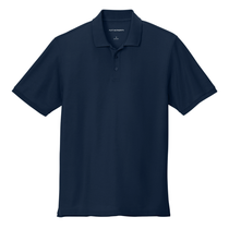 Port Authority River Blue Navy Wearever Signature Pique Polo