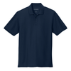 Port Authority River Blue Navy Wearever Signature Pique Polo