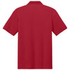 Port Authority Men's Rich Red Plaited Pique Polo