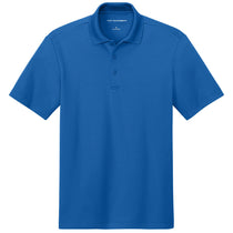 Port Authority Men's Strong Blue Plaited Pique Polo