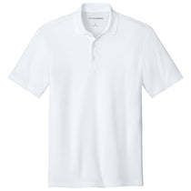 Port Authority Men's White Plaited Pique Polo