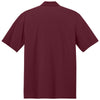 Port Authority Men's Club Burgundy Dry Zone Stain-Release Grid Polo