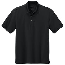 Port Authority Men's Deep Black Dry Zone Stain-Release Grid Polo