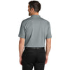 Port Authority Men's Light Sterling Grey Dry Zone Stain-Release Grid Polo
