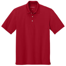 Port Authority Men's Rich Red Dry Zone Stain-Release Grid Polo