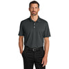 Port Authority Men's Seal Grey Dry Zone Stain-Release Grid Polo