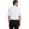 Port Authority Men's White Dry Zone Stain-Release Grid Polo