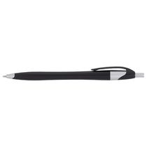 Bullet Black w/Silver Trim Cougar Retractable Ballpoint Pen