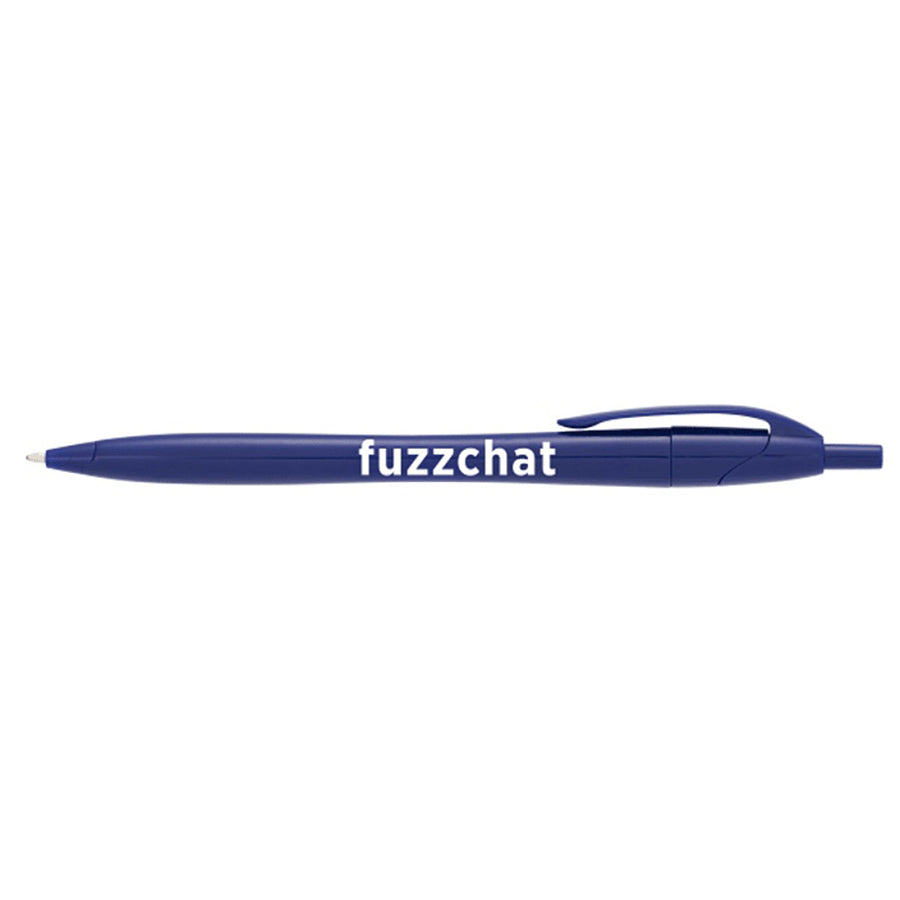 Bullet Solid Blue Cougar Retractable Ballpoint Pen
