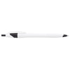 Bullet White w/Black Trim Cougar Retractable Ballpoint Pen