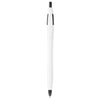 Bullet White w/Black Trim Cougar Retractable Ballpoint Pen