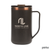 Perka Brown Guji 15 oz. Recycled Steel and Coffee Grounds Mug