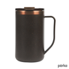 Perka Brown Guji 15 oz. Recycled Steel and Coffee Grounds Mug