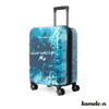 Kameleon White Customizable Carry-on Luggage