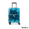 Kameleon White Customizable Carry-on Luggage