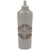 Logomark Grey Longden 26 oz. Double Wall, Stainless Steel Shaker Bottle