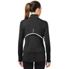 Zero Restriction Women's Black Sofia Quarter-Zip Pullover