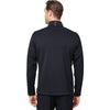 Zero Restriction Men's Black/Metallic Silver Quarter-Zip Pullover