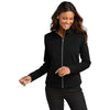 Port Authority Women's Deep Black Network Fleece Jacket