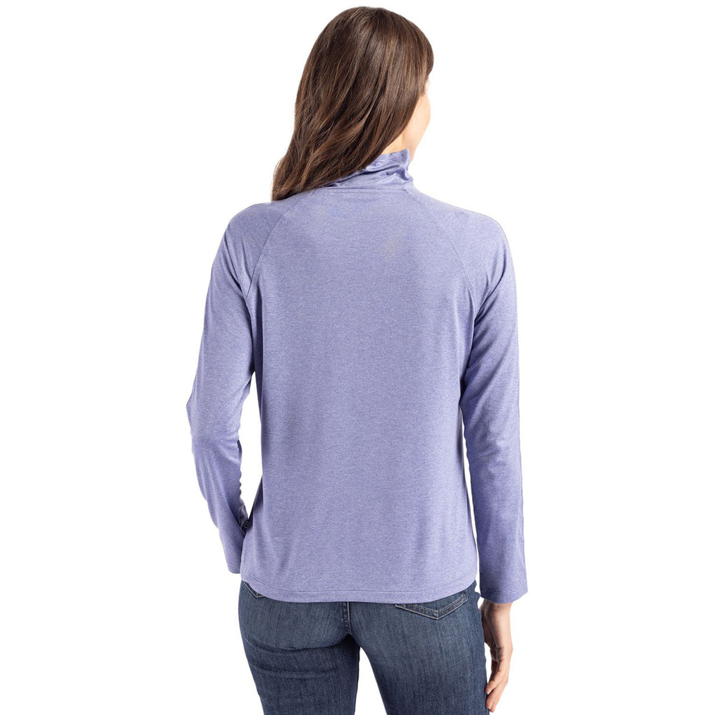 Cutter & Buck Women's Hyacinth Coastline Epic Comfort Eco Recycled Funnel Neck