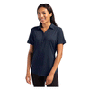 Cutter & Buck Women's Navy Blue Forge Eco Stretch Recycled Polo