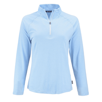 Cutter & Buck Women's Atlas Coastline Epic Comfort Recycled Quarter Zip