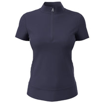 Greyson Women's Maltese Blue Short Sleeve Halley Quarter Zip II