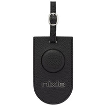 Leeman Black Pebble Grain AirTag Luggage Tag