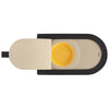 Leeman Black Pebble Grain AirTag Luggage Tag