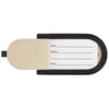 Leeman Black Pebble Grain AirTag Luggage Tag