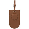 Leeman Tan Pebble Grain AirTag Luggage Tag