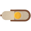 Leeman Tan Pebble Grain AirTag Luggage Tag